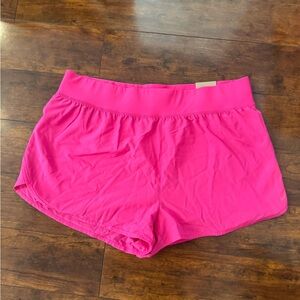 Asics Vibrant Pink Women's Athletic Shorts